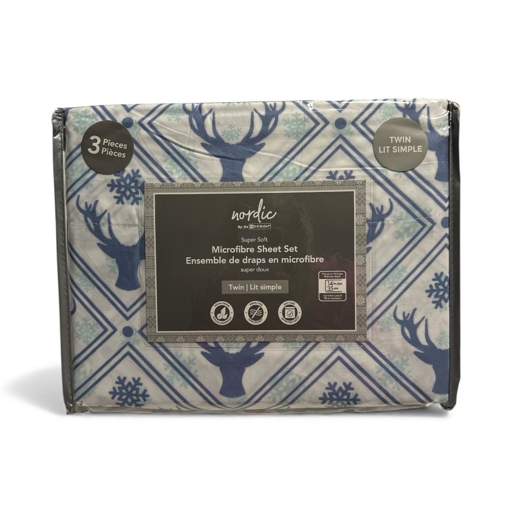 Twin microfibre sheets NEW